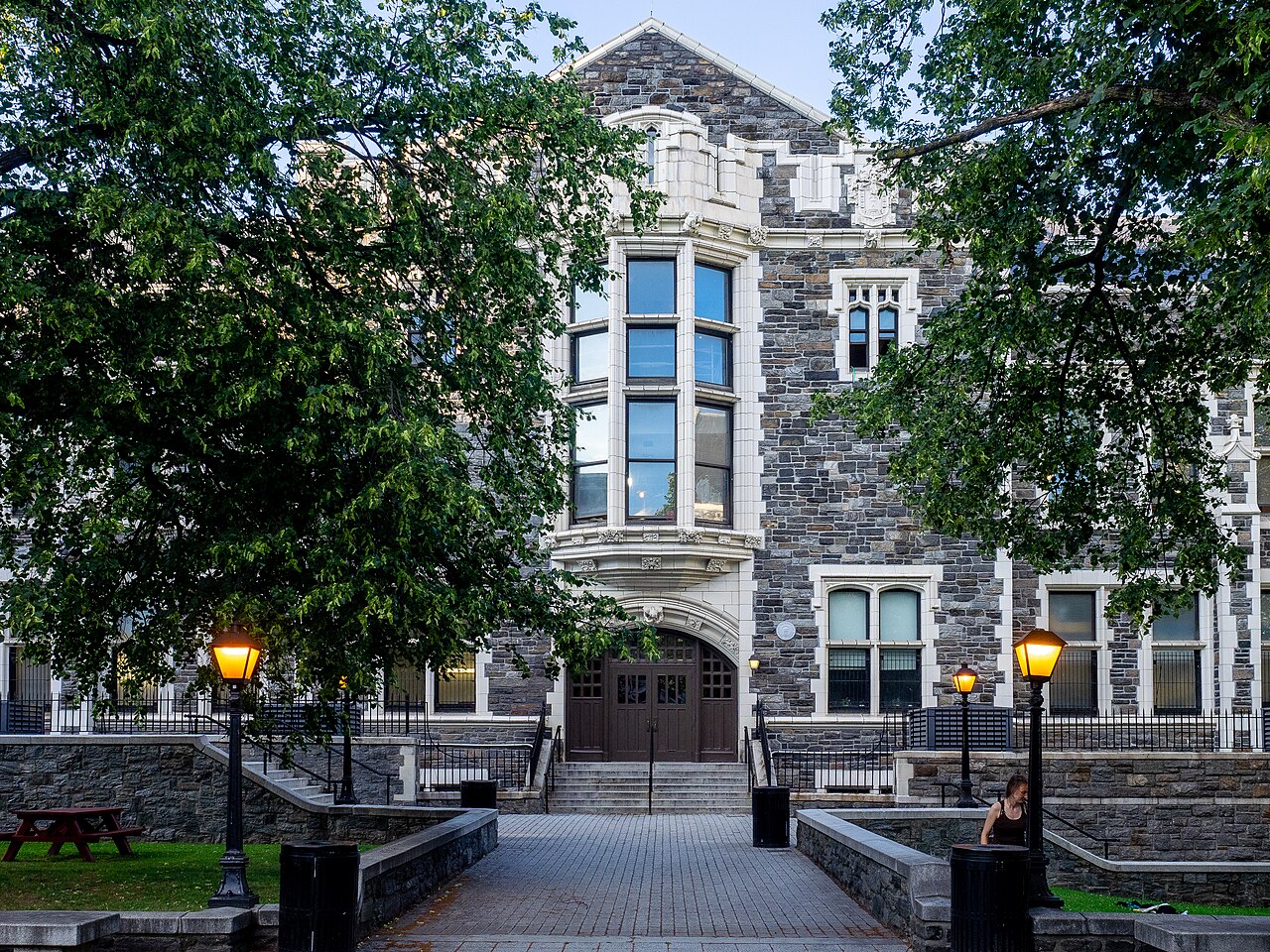 Готический корпус City College of New York в Гарлеме