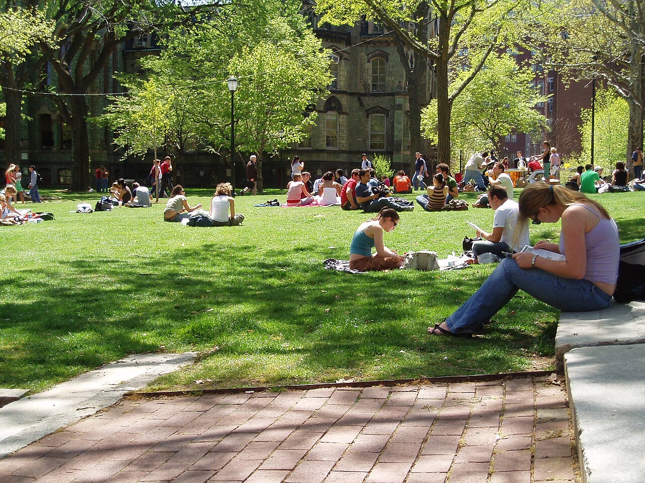 College Green в кампусе Пенсильванского университета